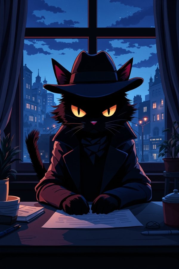 黑猫侦探社 动画海报
