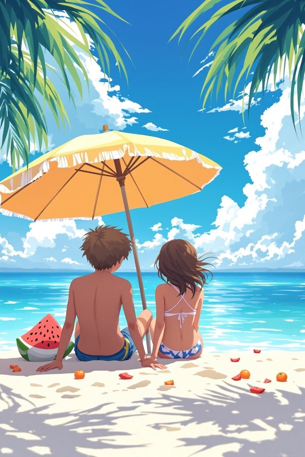 青梅竹马的夏天 动画海报